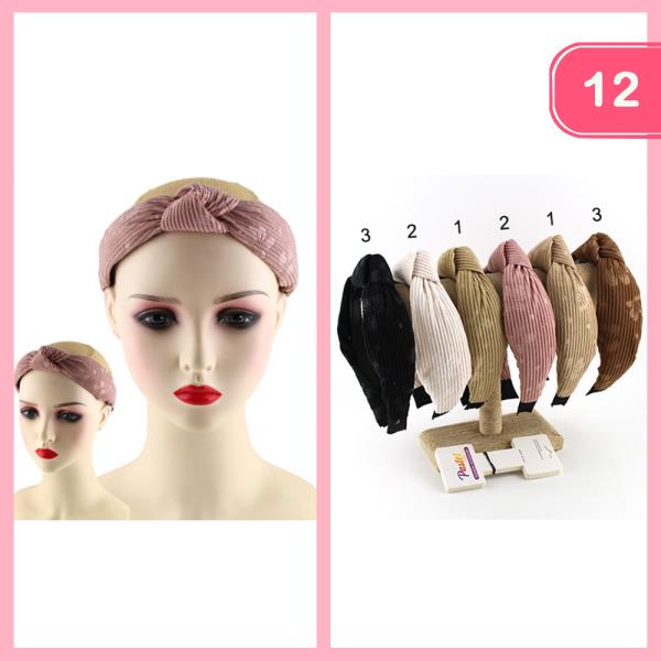 KNOTTED HEADBAND (12 UNITS)