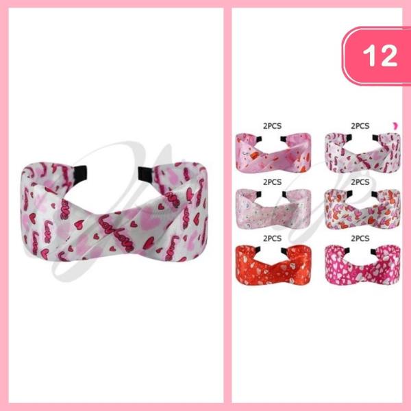 VALENTINES DAY HEADBAND (12 UNITS)