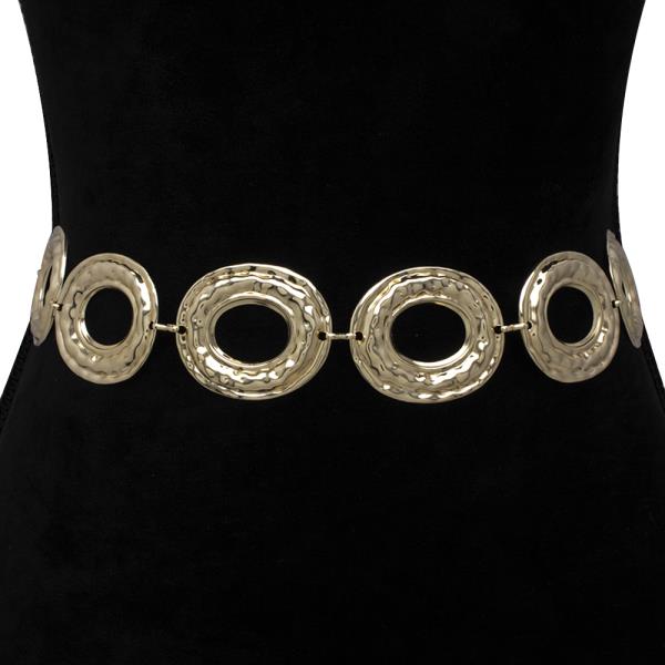 OPEN ROUND METAL HOOK BELT