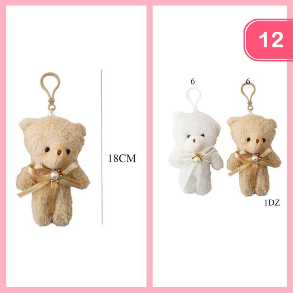 TEDDY BEAR KEYCHAIN (12 UNITS)