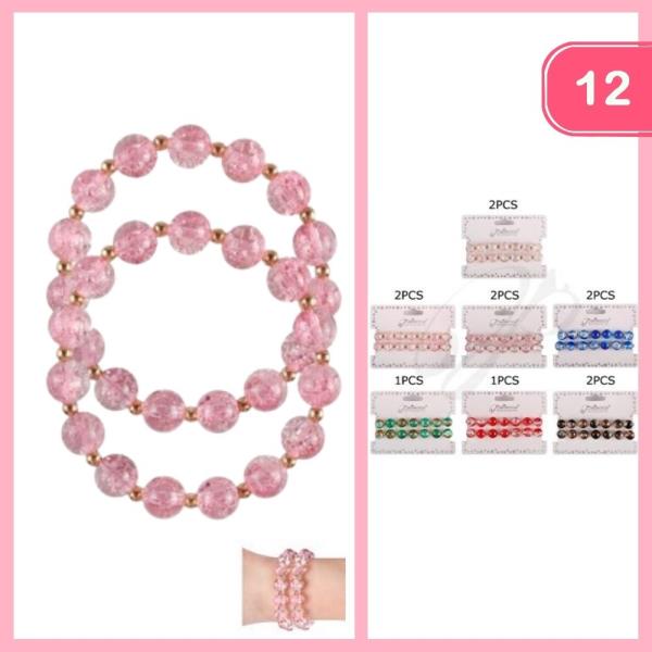 BEADED STACKABLE BRACELET (12 UNITS)