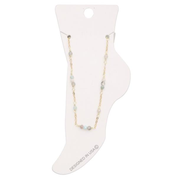 BEADED ANKLET