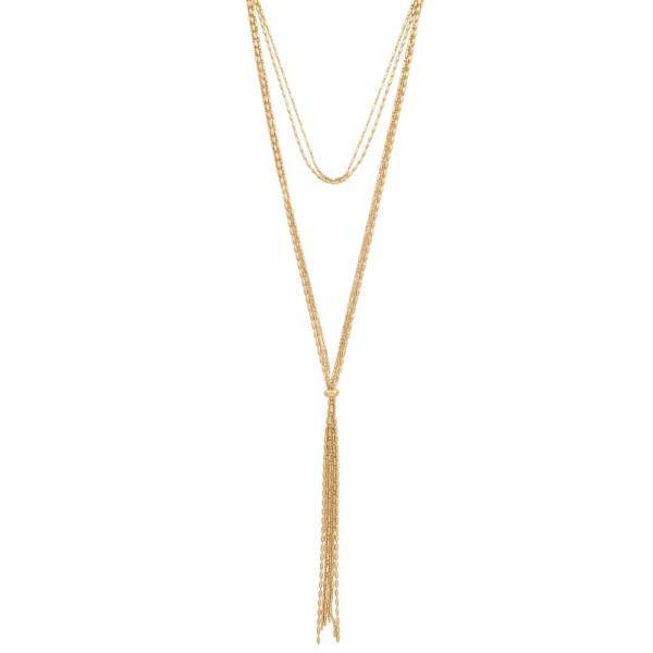 LAYERED METAL NECKLACE