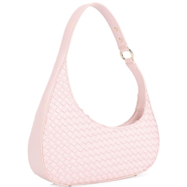 WOVEN DESIGN SHOULDER BAG