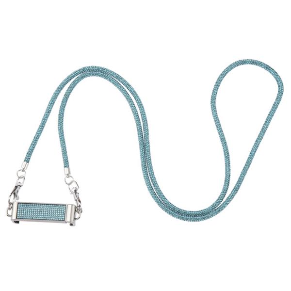 RHINESTONE NECK STRAP PHONE LANYARD
