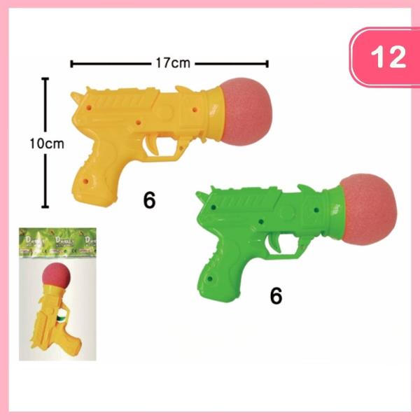 FOAM BALL TOY GUN (12 UNITS)