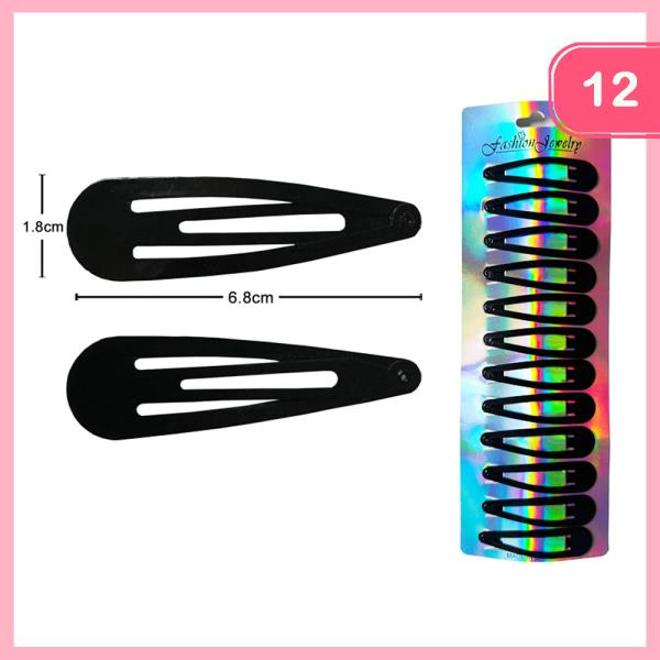 SNAP HAIR CLIP (12 UNITS)