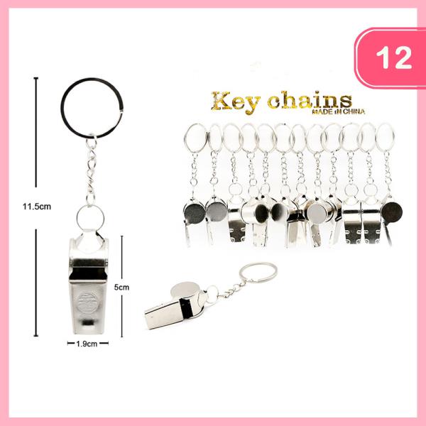 WHISTLE KEYCHAIN (!2 UNITS)