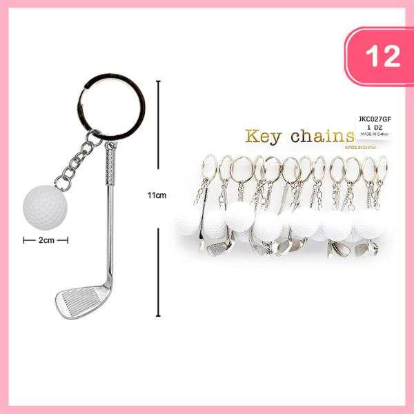 GOLF KEYCHAIN (12 UNITS)