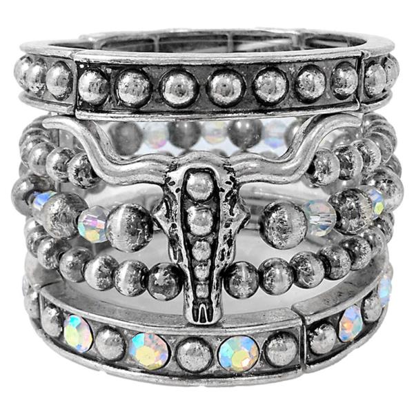 WESTERN NAVAJO GLASS MULTI STRAND BRACELET