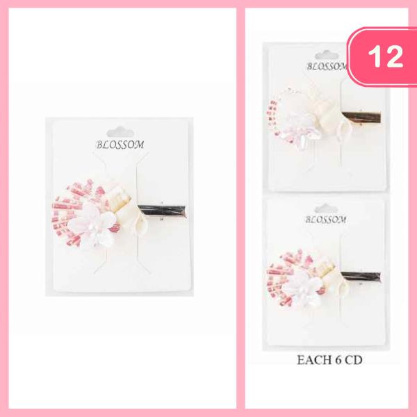SEA SHELL HAIR PIN (12 UNITS)