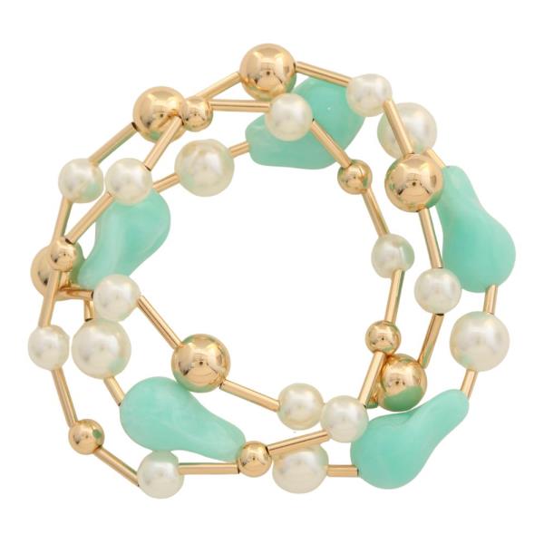 PEARL MIXED BEAD BRACELET