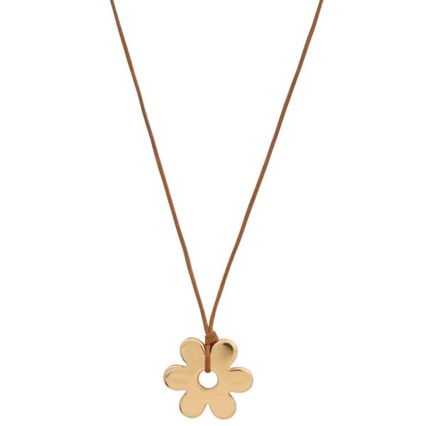 FLOWER PENDANT NECKLACE