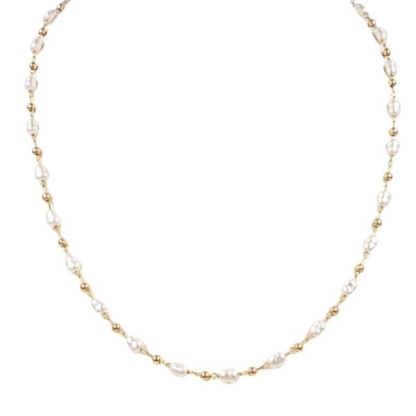 PEARL STATION NECKLACE