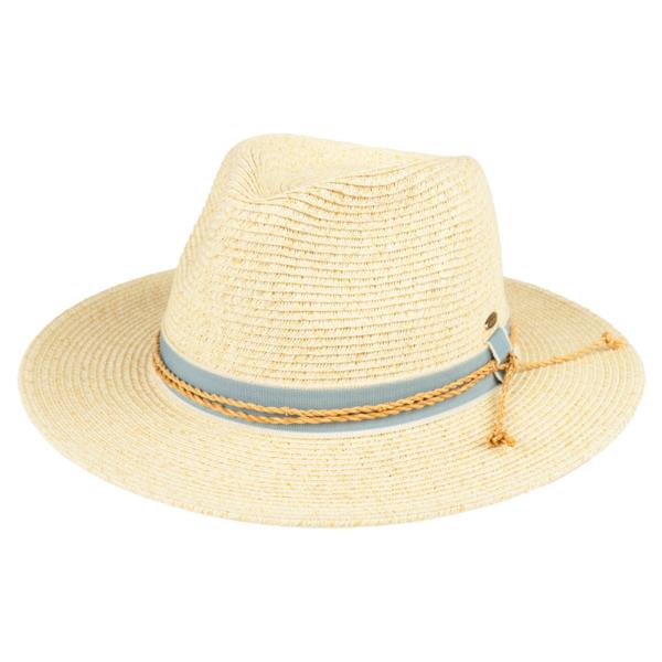 CC PANAMA STRAW BAND HAT