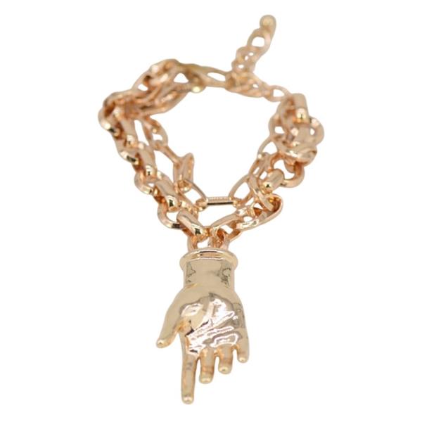 CHAIN HAND PENDANT BRACELET