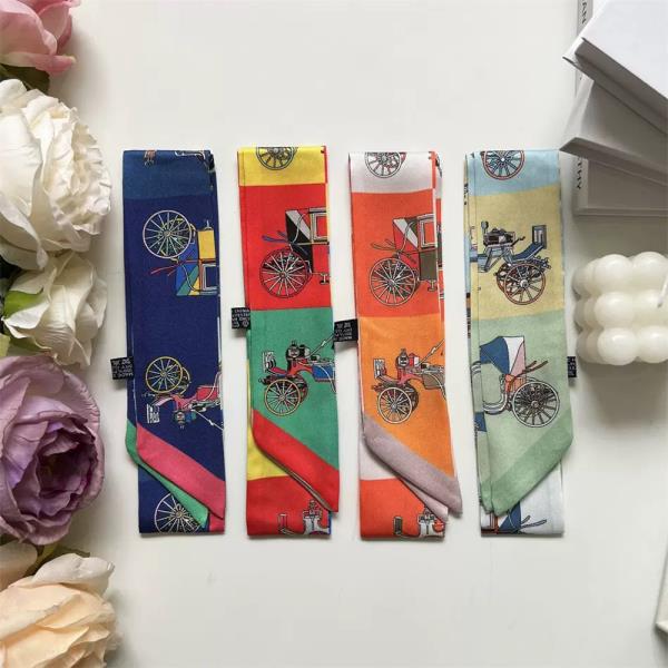 MULTI PATTERN SKINNY SCARF