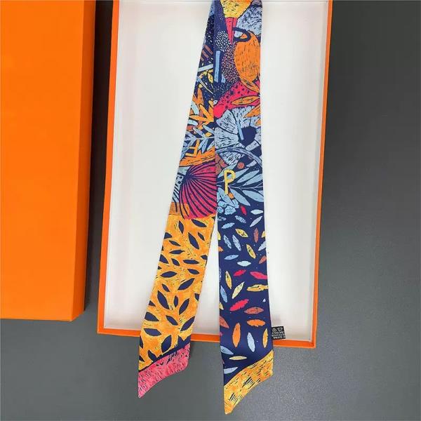 MULTI PATTERN SKINNY SCARF