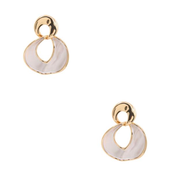SODAJO METAL GOLD DIPPED EARRING