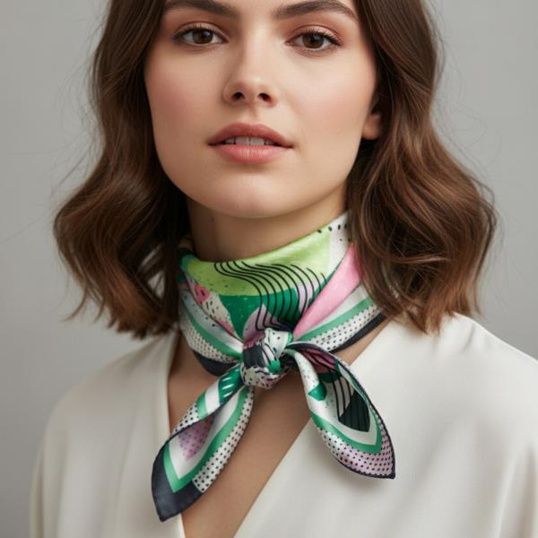 ABSTRACT COLLAGE PRINT BANDANA