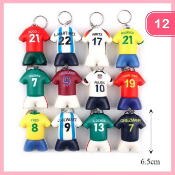 FIFA UNIFORM KEYCHAIN (12 UNITS)