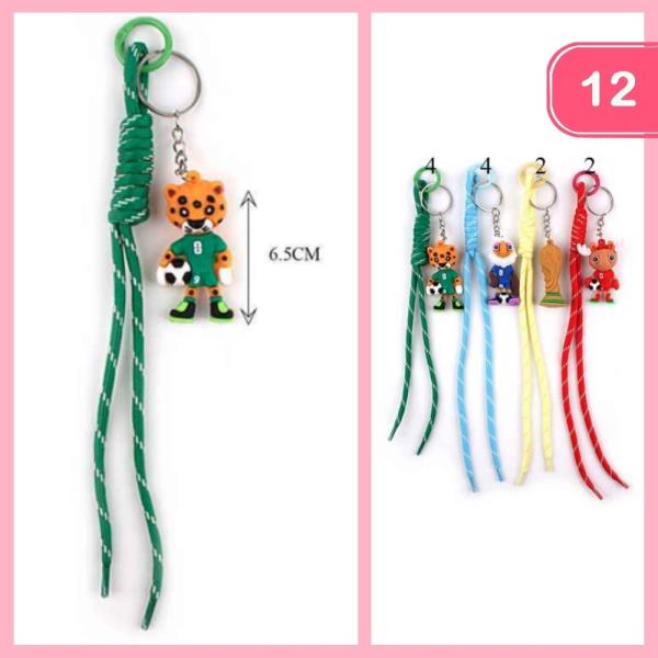 FIFA WORLD CUP MASCOTS ROPE KEY CHAIN (12 UNITS)