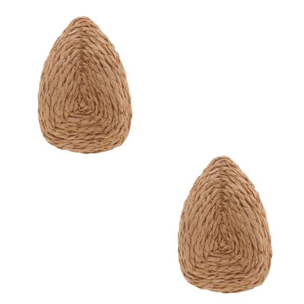RAFFIA EARRING