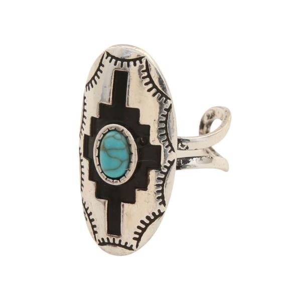 WESTERN OVAL METAL RING