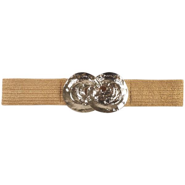 ROUND METAL WOVEN PLUS BELT
