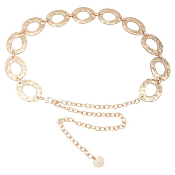 ORGANIC TEXTURE OPEN DISC CHAIN BELT