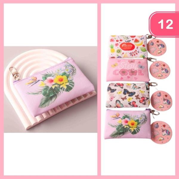 SUMMER COIN PURSE BAG CHARM (12 UNITS)