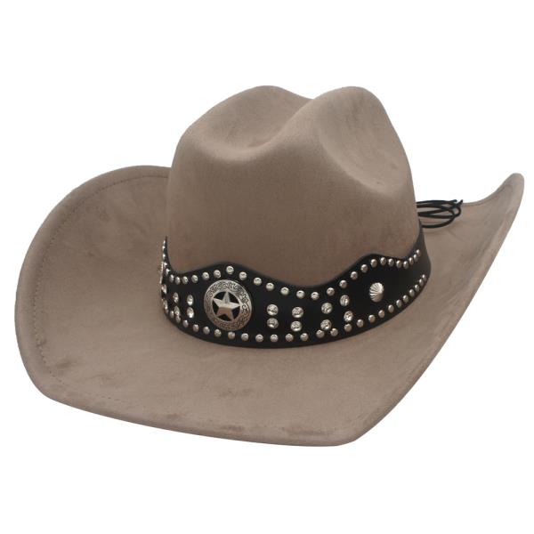 MENS COYOTE UGLY MICROSUEDE COWBOY HAT