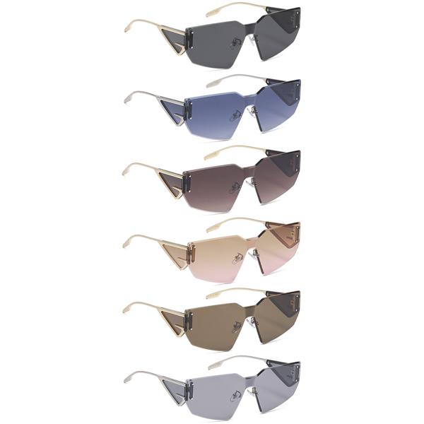 MODERN RIMLESS DESIGN SUNGLASSES 1DZ