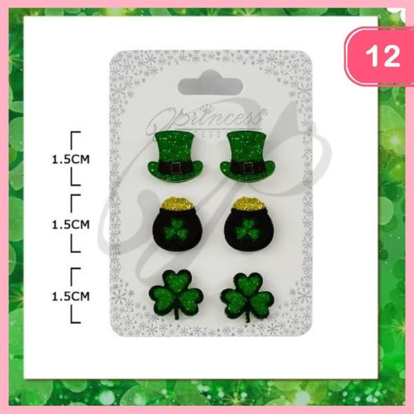 ST PATRICK POST EARRINGS (12 UNITS)