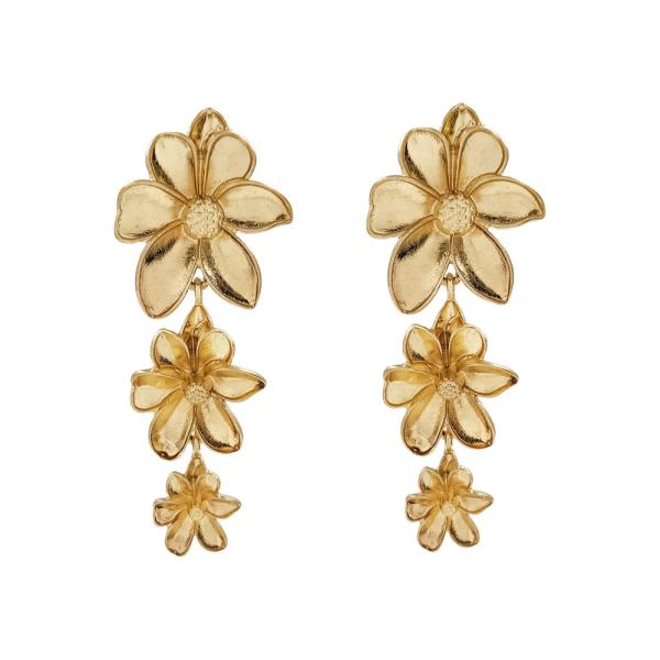 DANGLE FLOWER EARRINGS