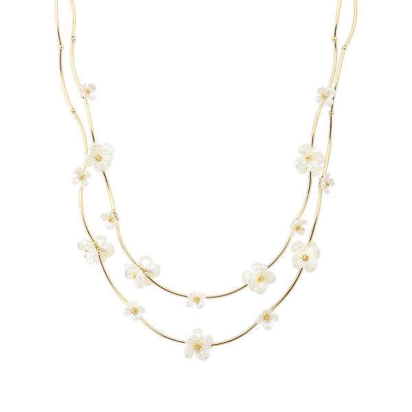 FLOWER LAYARD NECKLACE
