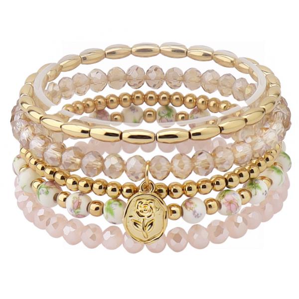 STACKABLE BEADED BRACELET