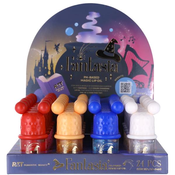 ROMANTIC BEAUTY FANTASIA PH BASED MAGIC LIP OIL (24 UNITS)