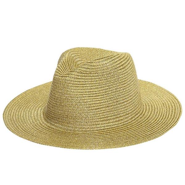2 PC WOVEN FEDORA