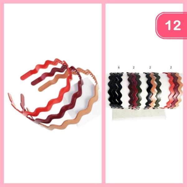 WAVY HEADBAND (12 UNITS)