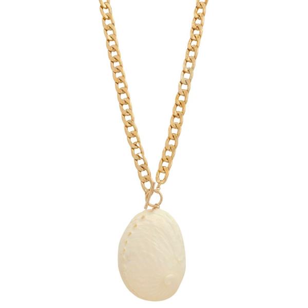 OVAL PENDANT CCB NECKLACE