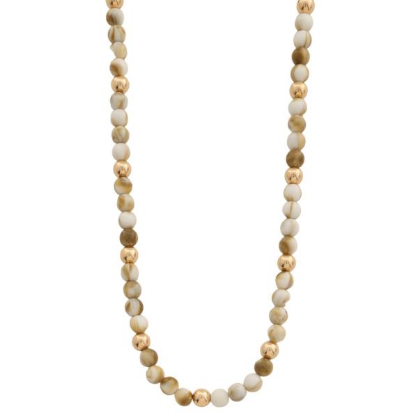 MIXED BEAD NECKLACE