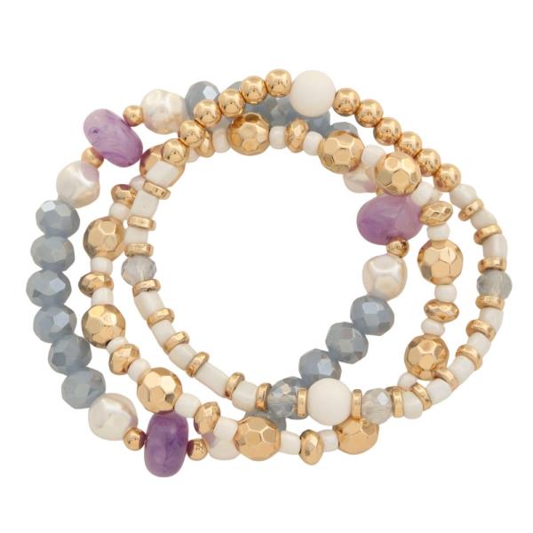 MIXED BEAD BRACELET SET