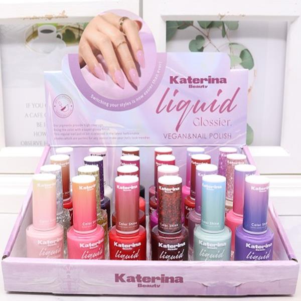 LIQUID GLOSSIER NAIL POLISH (24 UNITS)