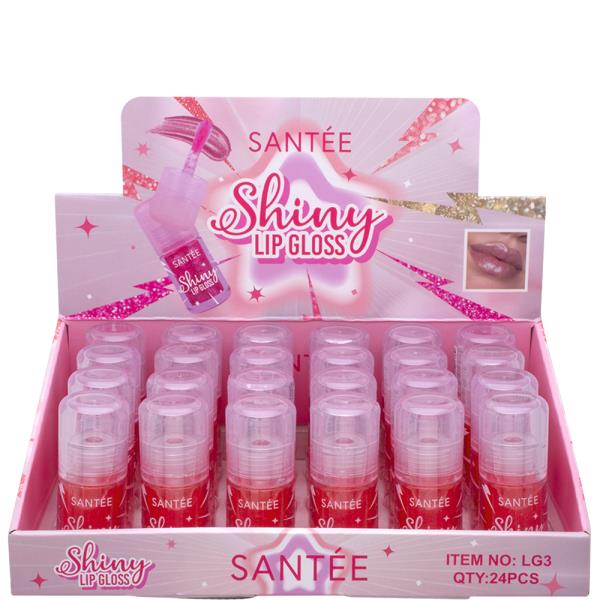 SANTEE SHINY LIP GLOSS (24 UNITS)