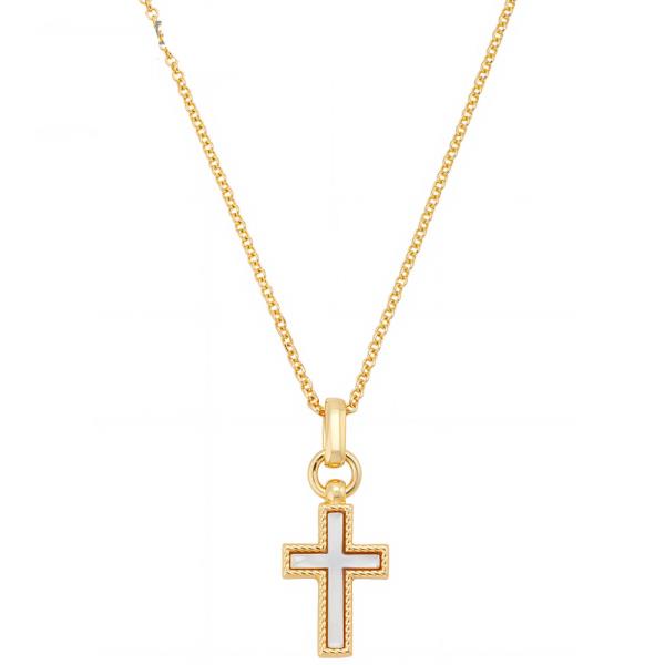 CROSS ROPE NECKLACE