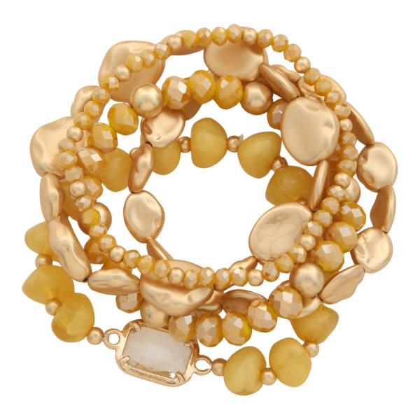 MIXED BEAD BRACELET SET