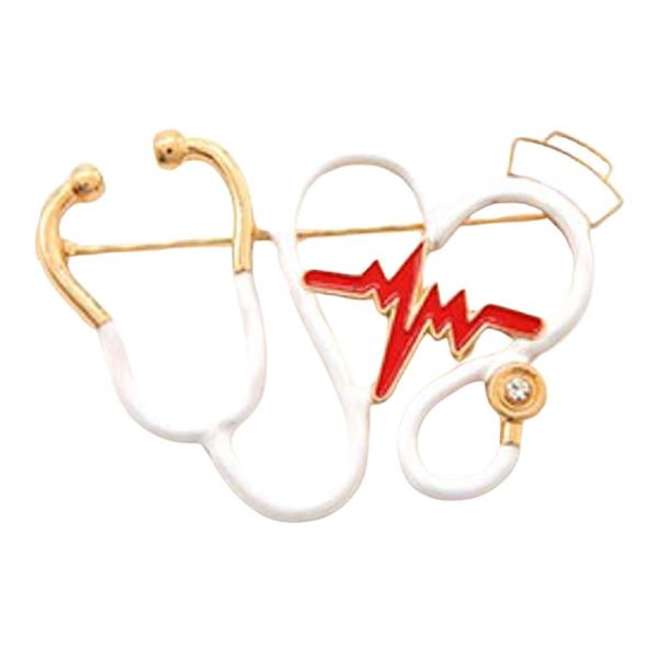NURSE THEME CHARM BROOCH