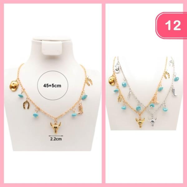 WESTERN CHARM NECKLACE (12 UNITS)