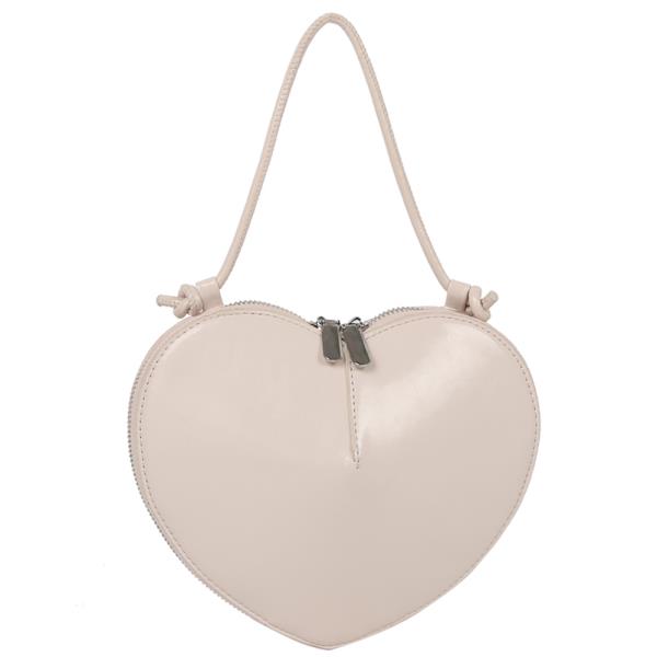 CHIC HEART SHAPE HANDLE CROSSBODY BAG